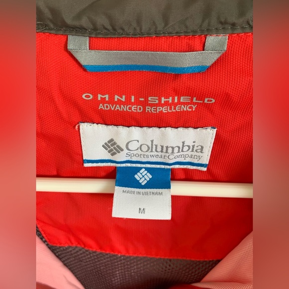 Red Columbia Rain coat - Picture 2 of 5